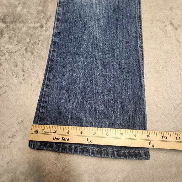 All American Clothing Jeans Mens 35x30 Blue Denim Style AAREV Bootcut USA Made - Picture 4 of 8